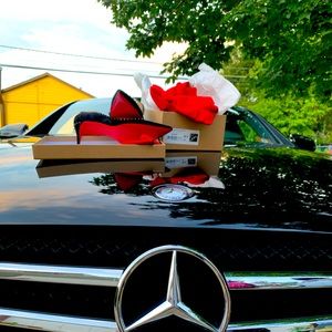 Authentic Christian louboutin anjalina 85